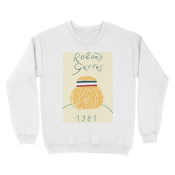 Eduardo Arroyo - Roland Garros 1981 Unisex Crewneck Sweatshirt - Image 2