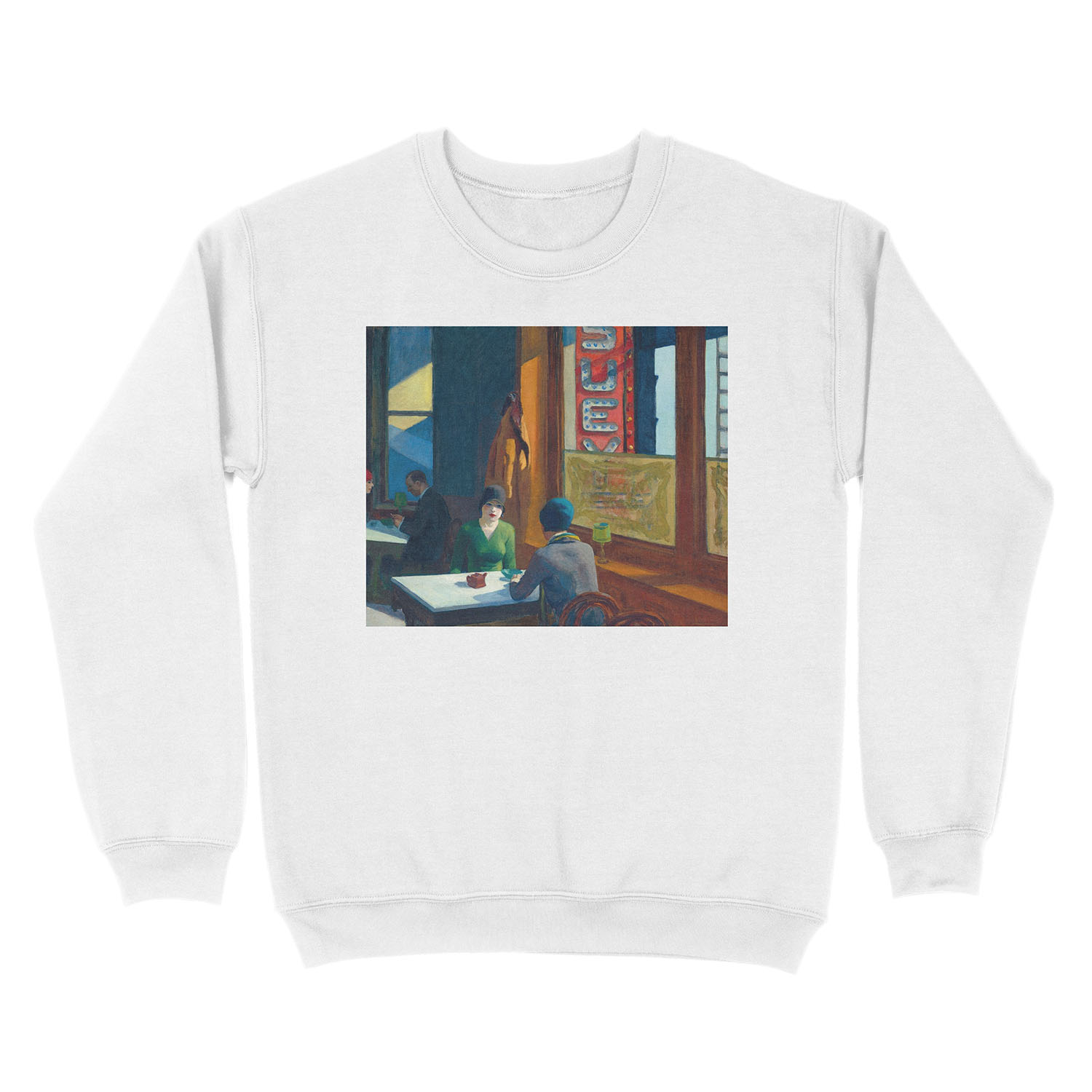 Edward Hopper - Chop Suey Unisex Crewneck Sweatshirt - Image 2