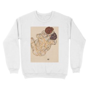 Alternative view of Egon Schiele - Mann und Frau Unisex Crewneck Sweatshirt