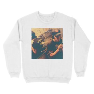 Alternative view of Either or Unisex Crewneck Sweatshirt