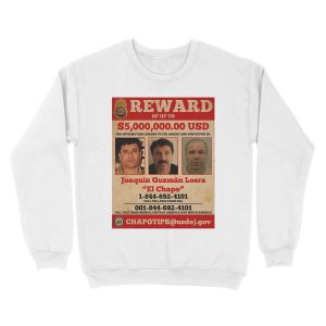 Alternative view of El Chapo wanted Unisex Crewneck Sweatshirt
