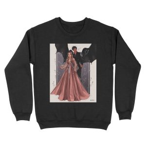 Elain and Azriel fanart. Unisex Crewneck Sweatshirt