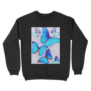 ELECTRIC BUTTERFLY Unisex Crewneck Sweatshirt