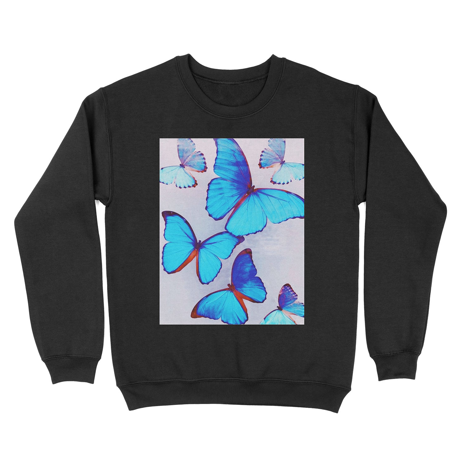 ELECTRIC BUTTERFLY Unisex Crewneck Sweatshirt