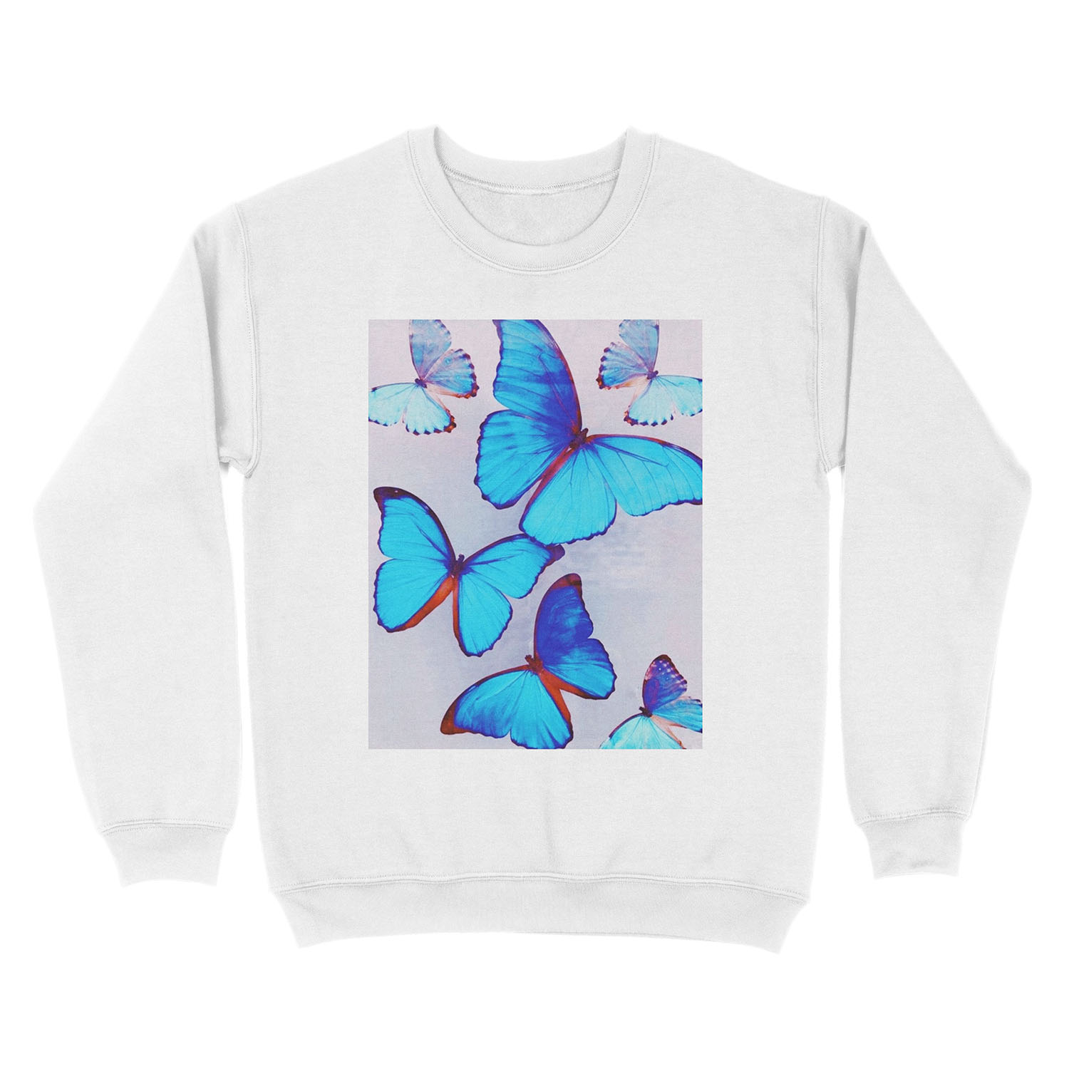 ELECTRIC BUTTERFLY Unisex Crewneck Sweatshirt - Image 2