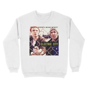 Alternative view of Electric City Album Artwork Unisex Crewneck Sweatshirt
