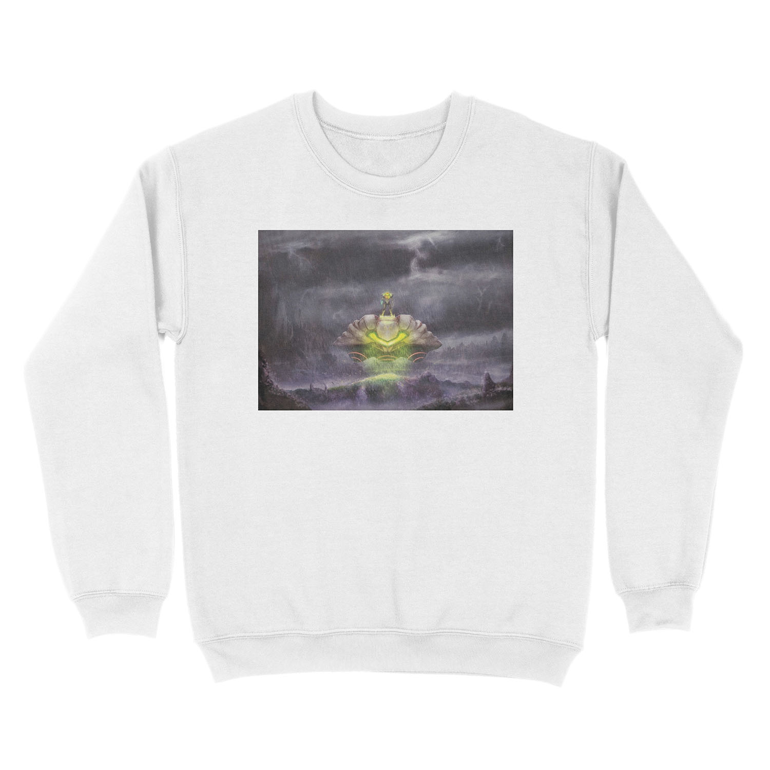 Electric Sky Unisex Crewneck Sweatshirt - Image 2