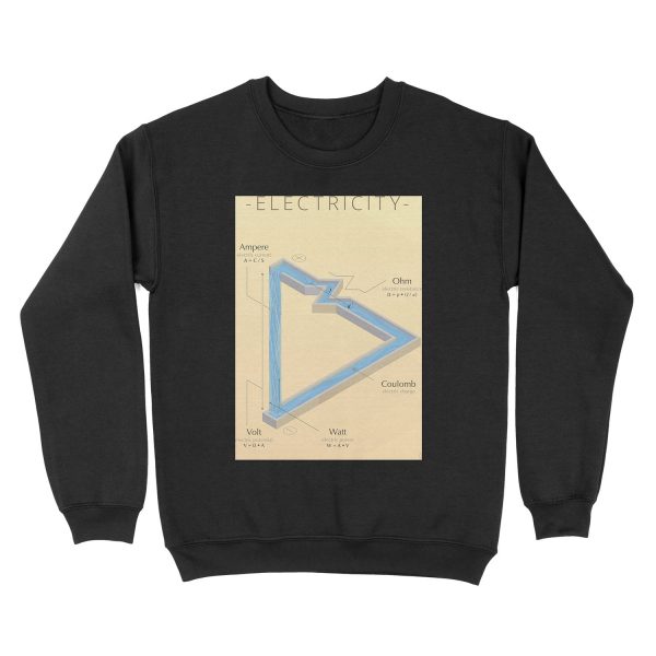 ELECTRICITY - A visual cheat sheet Unisex Crewneck Sweatshirt