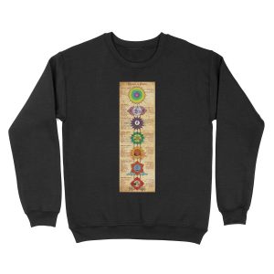 Elements of Chakras Unisex Crewneck Sweatshirt
