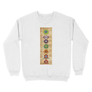 Alternative view of Elements of Chakras Unisex Crewneck Sweatshirt