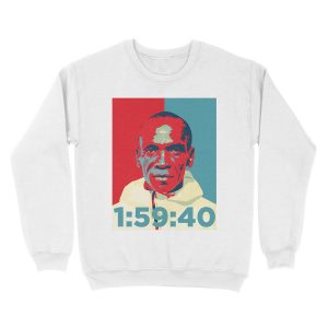 Alternative view of Eliud 1:59:40 Unisex Crewneck Sweatshirt