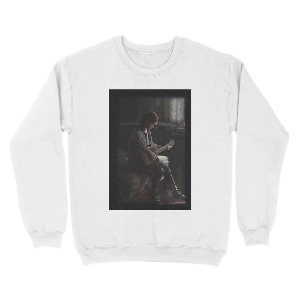 Ellie Playing the Guitar from The Last of Us: Part 2 Unisex Crewneck Sweatshirt - Image 2