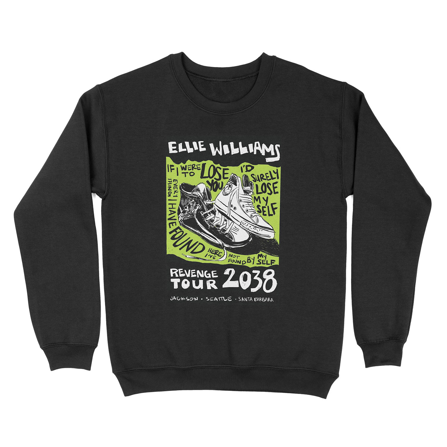 Ellie's Revenge Tour - Mock Band Unisex Crewneck Sweatshirt