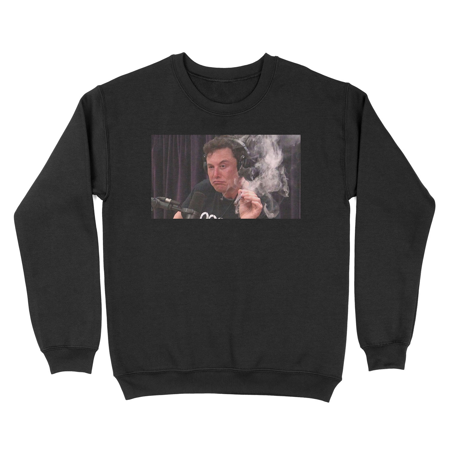 Elon Musk Blunt Meme Unisex Crewneck Sweatshirt