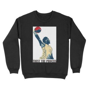 embiid trust the process Unisex Crewneck Sweatshirt