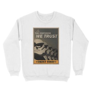 Alternative view of Emperor Propaganda - Dark Side Wars - Art Print Unisex Crewneck Sweatshirt