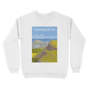Alternative view of Endinburgh, Salisbury Crags Unisex Crewneck Sweatshirt