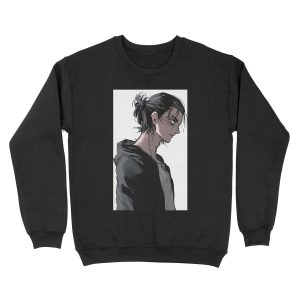 Eren Jaeger Drawing Unisex Crewneck Sweatshirt