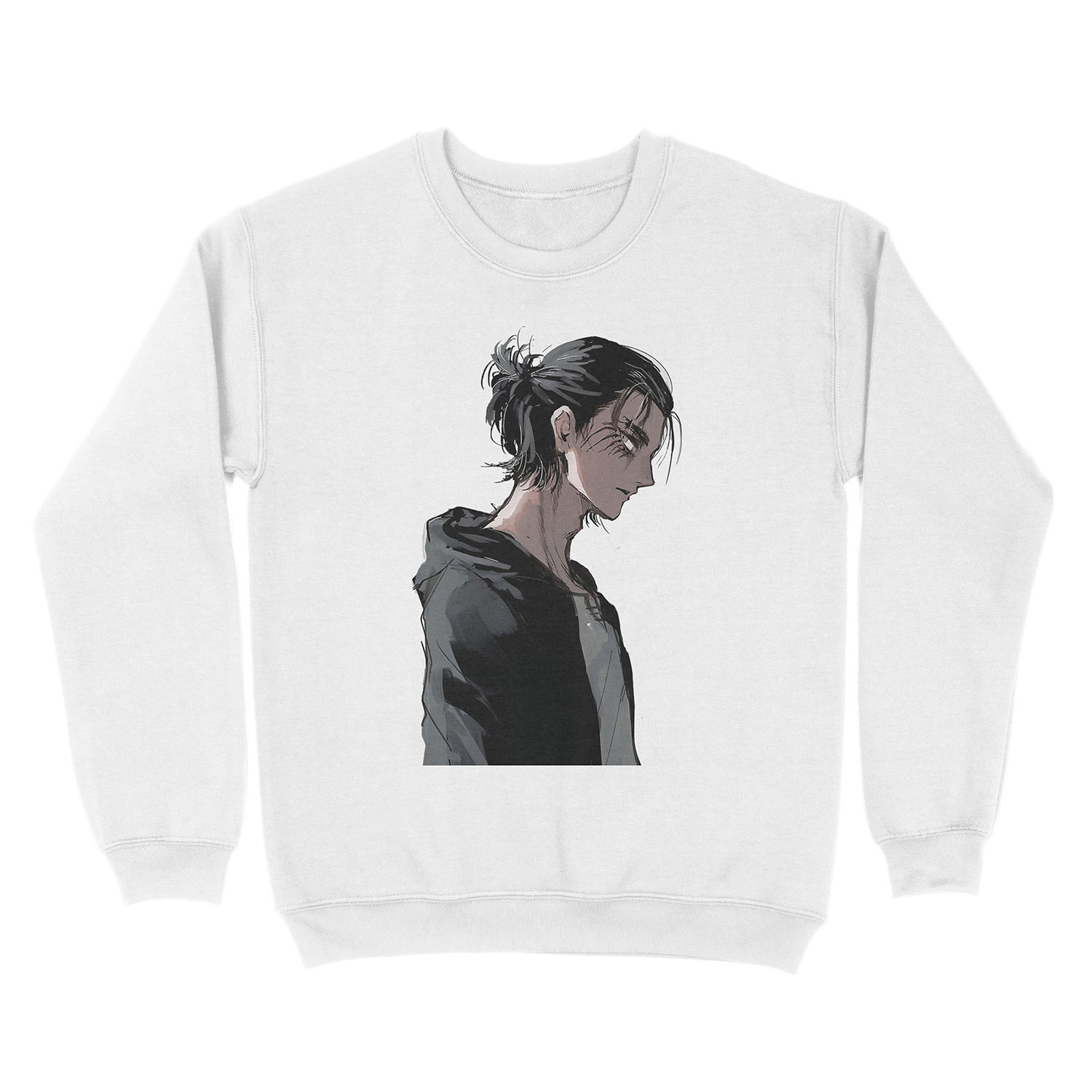 Eren Jaeger Drawing Unisex Crewneck Sweatshirt - Image 2