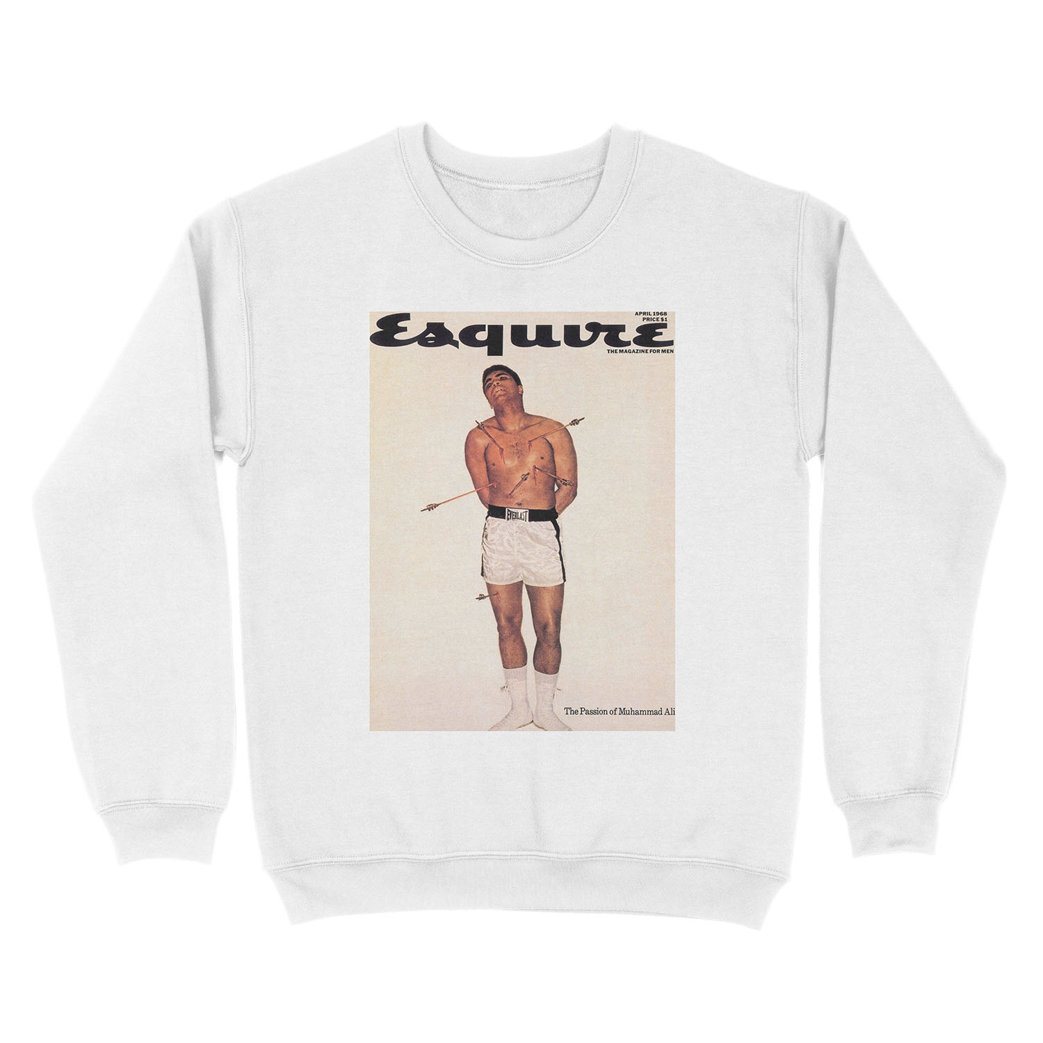 Esquire - Muhammad Ali 1968 Unisex Crewneck Sweatshirt - Image 2