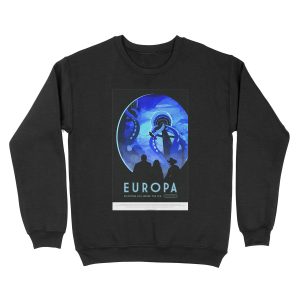 Europa - NASA/JPL Travel Unisex Crewneck Sweatshirt