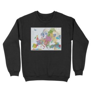 Europe (Detailed) AD 1444 Unisex Crewneck Sweatshirt