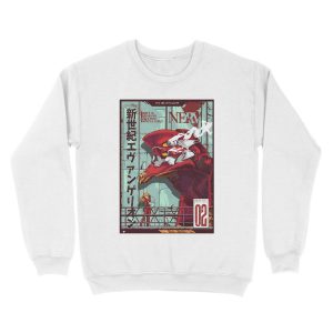 Alternative view of Evangelion Unit 2 Artwork Unisex Crewneck Sweatshirt