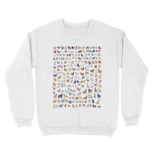 Alternative view of Every AKC Dog Breed Unisex Crewneck Sweatshirt