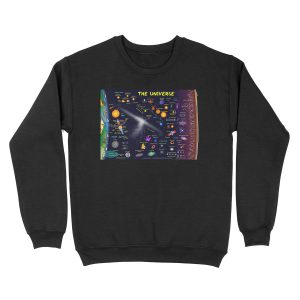 Every Kind of Thing in Space Universe Unisex Crewneck Sweatshirt