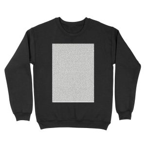 Every Lyric from Harry Styles Album Unisex Crewneck Sweatshirt