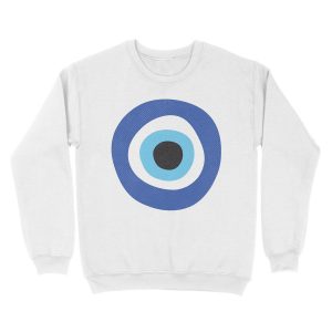 Alternative view of Evil Eye Protection Symbol Unisex Crewneck Sweatshirt