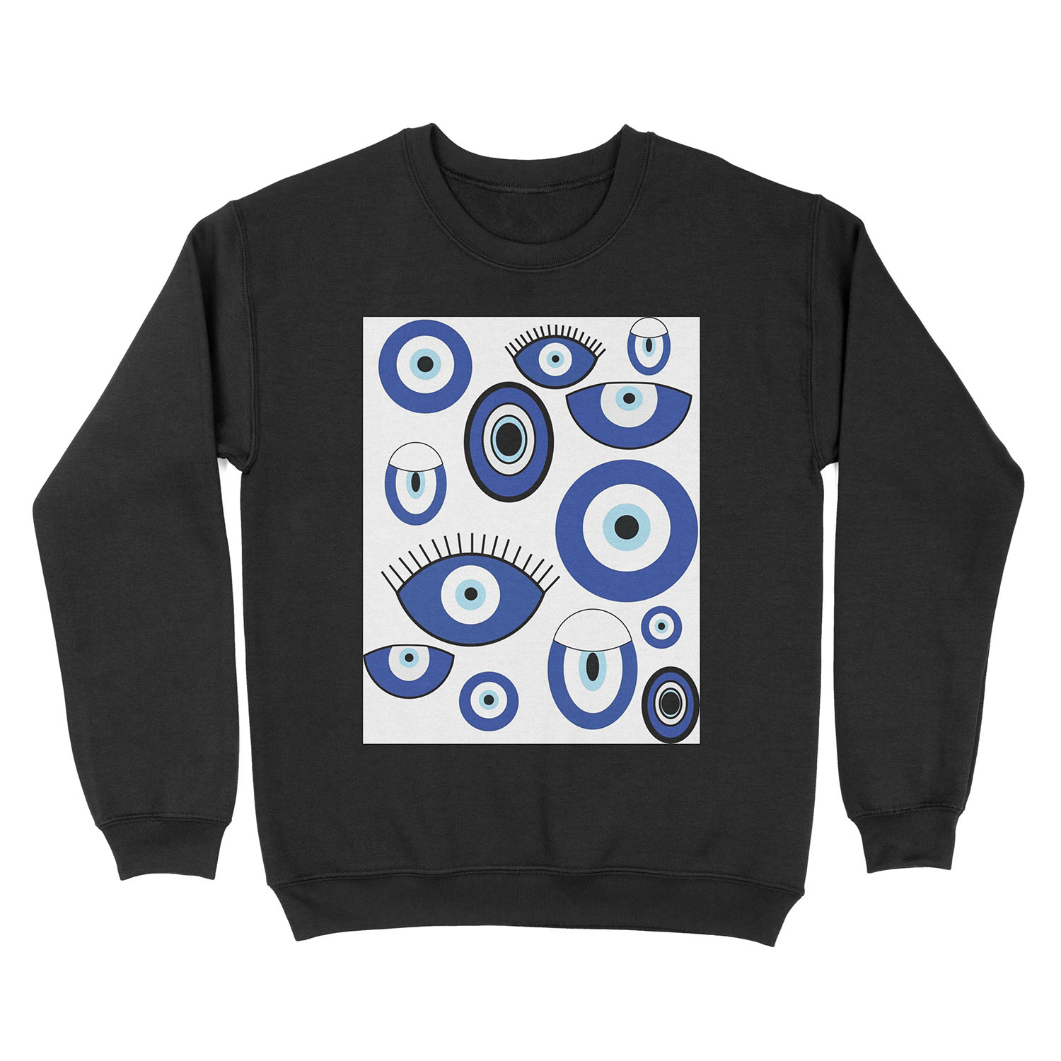Evil eyes Unisex Crewneck Sweatshirt