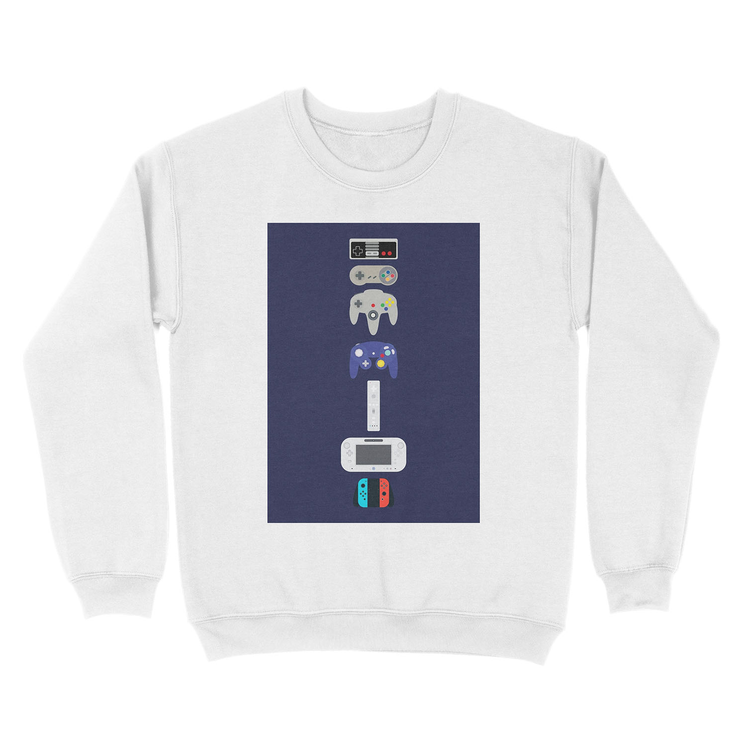 Evolution of Nintendo Unisex Crewneck Sweatshirt - Image 2