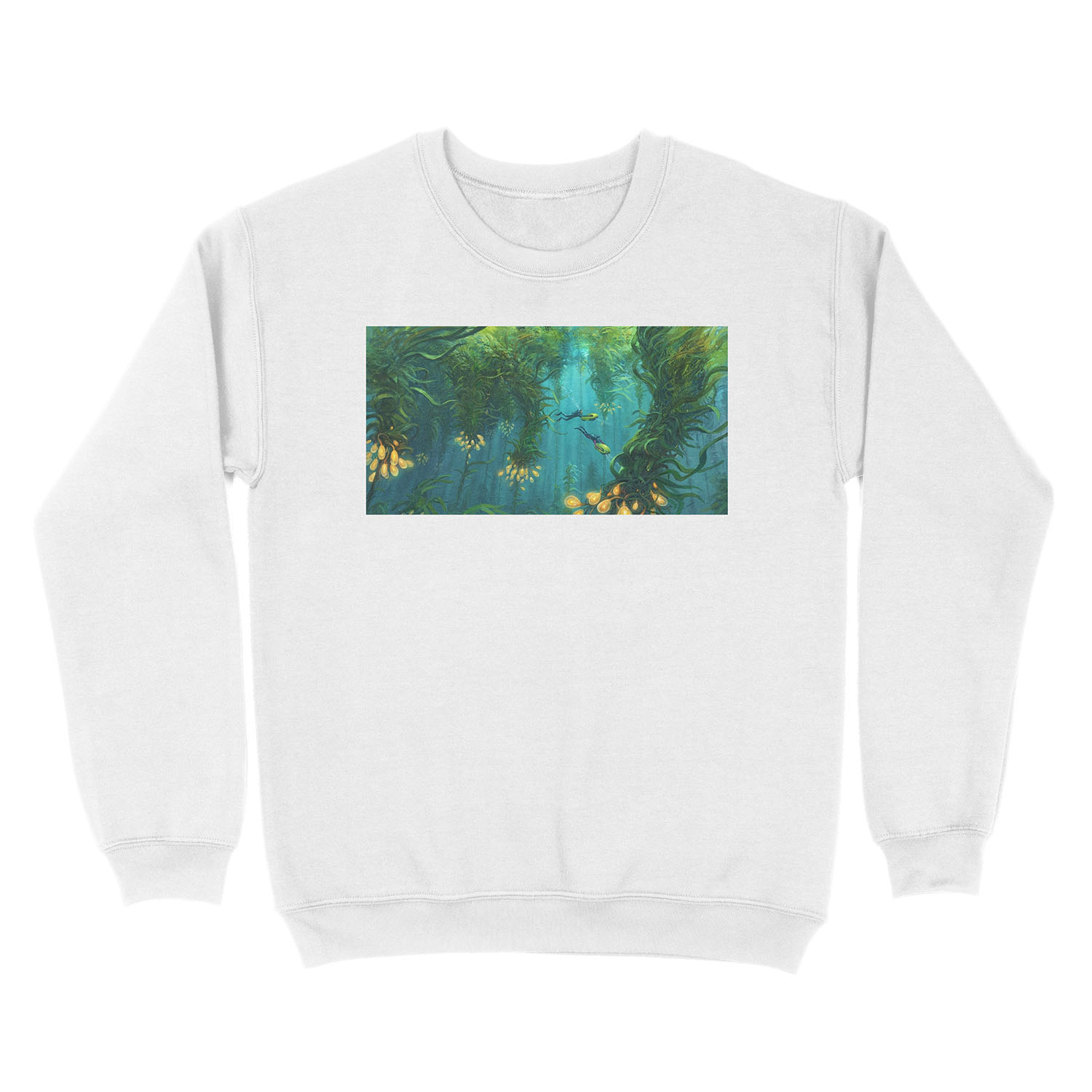 Exploring the Kelp Forest Unisex Crewneck Sweatshirt - Image 2