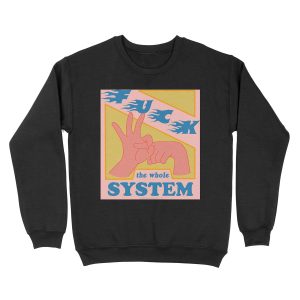 F*ck The System - The Peach Fuzz Unisex Crewneck Sweatshirt