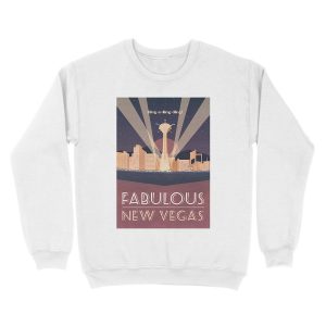 Alternative view of Fabulous New Vegas (Minimalistic) Unisex Crewneck Sweatshirt