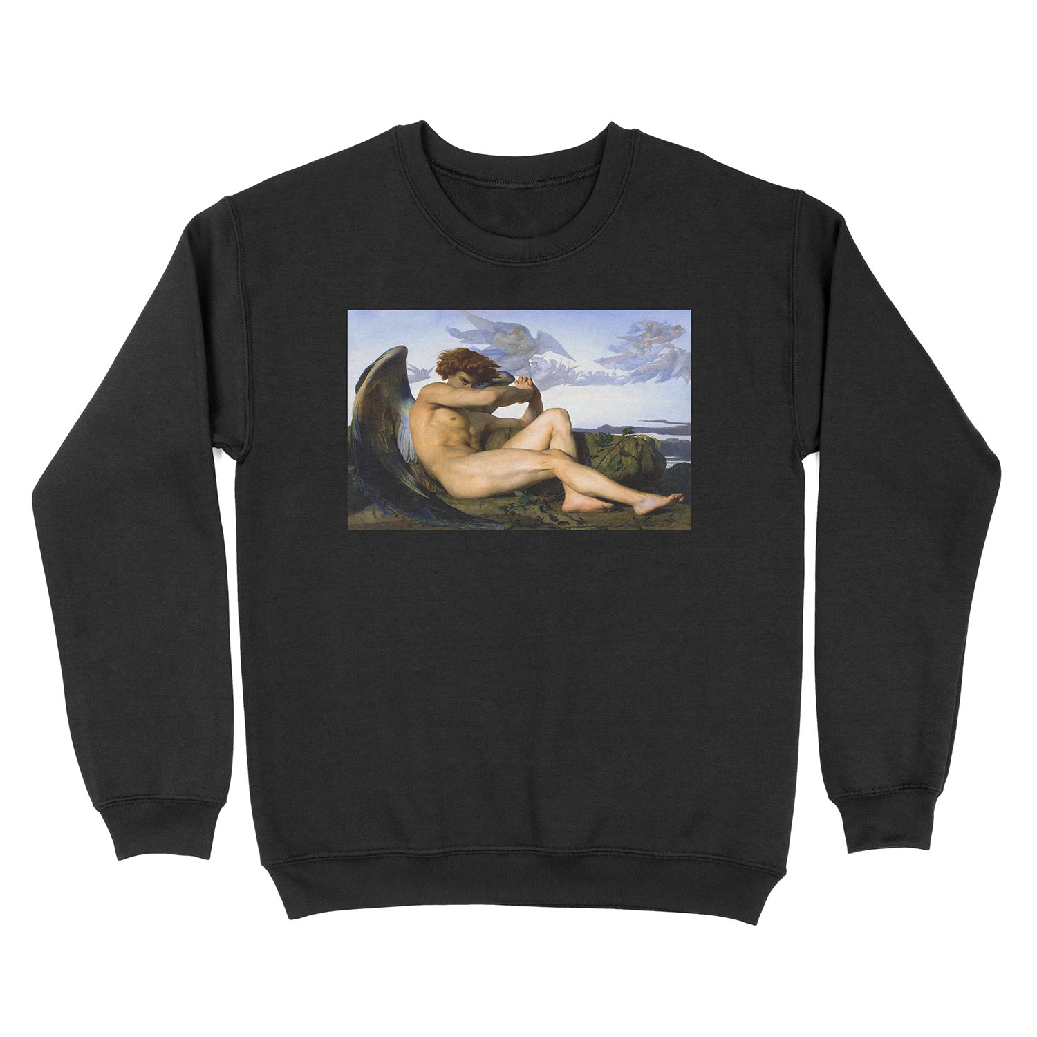 Fallen Angel Alexandre Cabanel Unisex Crewneck Sweatshirt