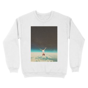 Alternative view of Falling with a hidden smile Unisex Crewneck Sweatshirt