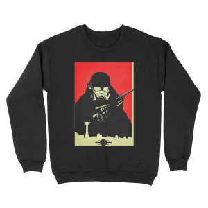 Fallout NCR Ranger Contrast Fan Art Unisex Crewneck Sweatshirt