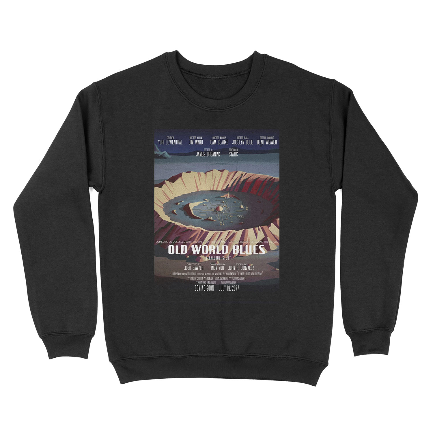 Fallout New Vegas: Old World Blues Movie Style Unisex Crewneck Sweatshirt