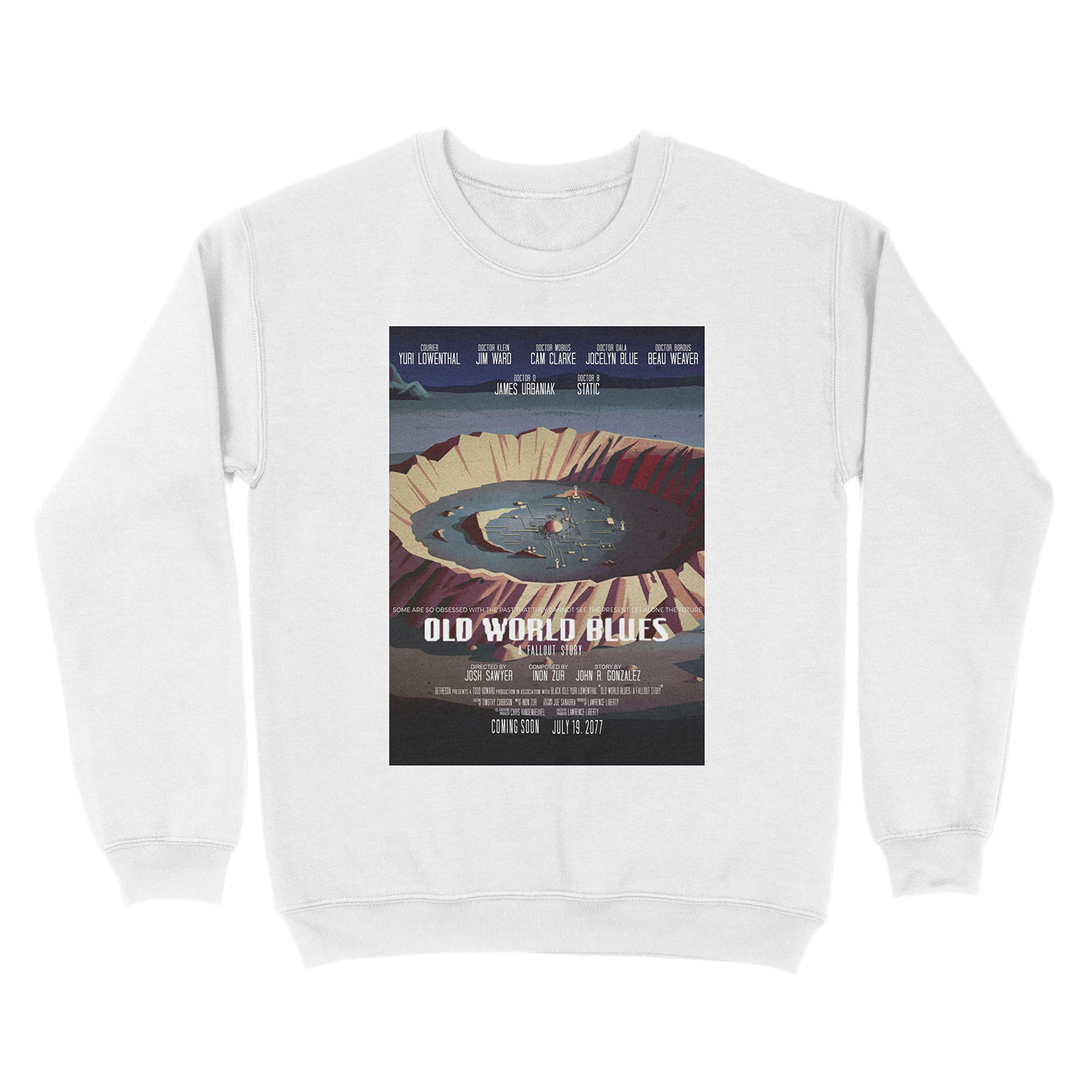 Fallout New Vegas: Old World Blues Movie Style Unisex Crewneck Sweatshirt - Image 2