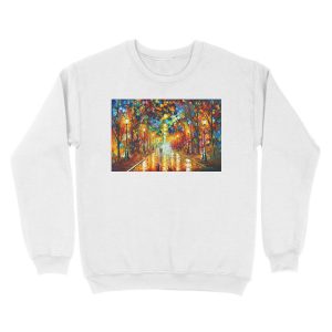 Alternative view of FAREWELL TO ANGER - Leonid Afremov Unisex Crewneck Sweatshirt