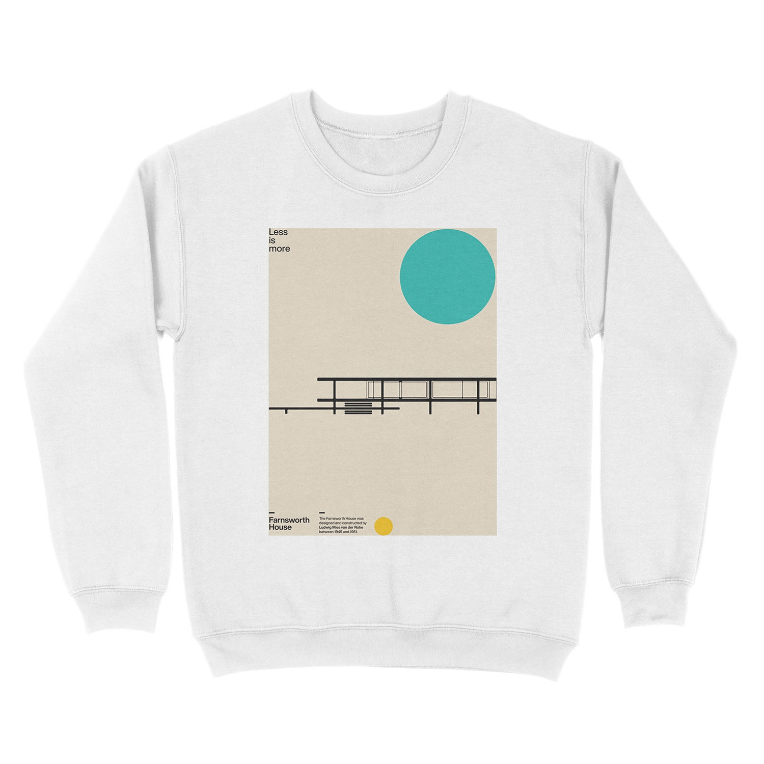 Farnsworth House Unisex Crewneck Sweatshirt - Image 2