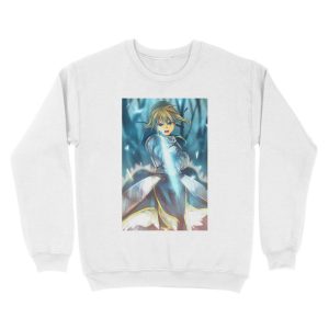 Alternative view of Fate / Saber Unisex Crewneck Sweatshirt