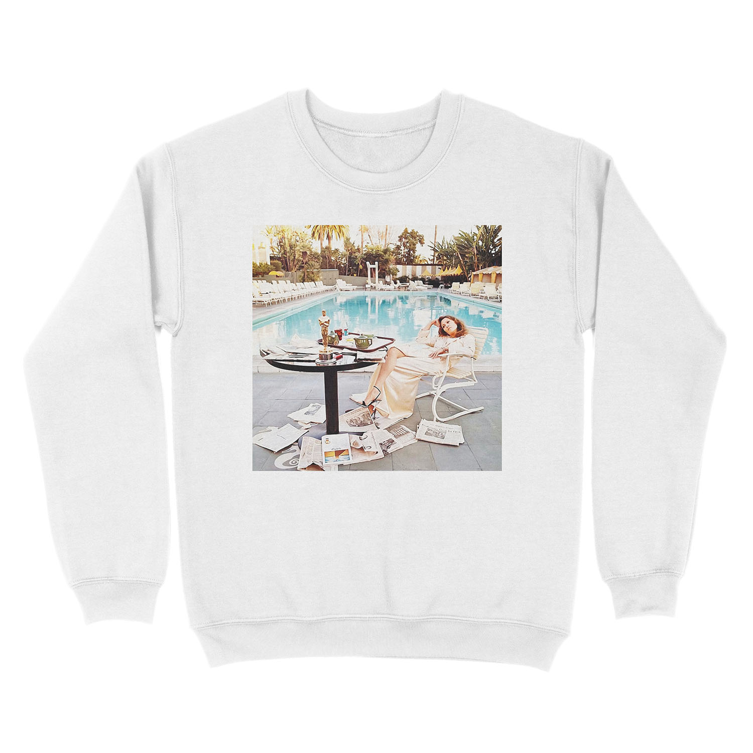 Faye Dunaway Unisex Crewneck Sweatshirt - Image 2