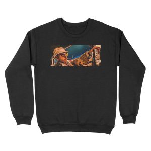 fear and loathing print Unisex Crewneck Sweatshirt