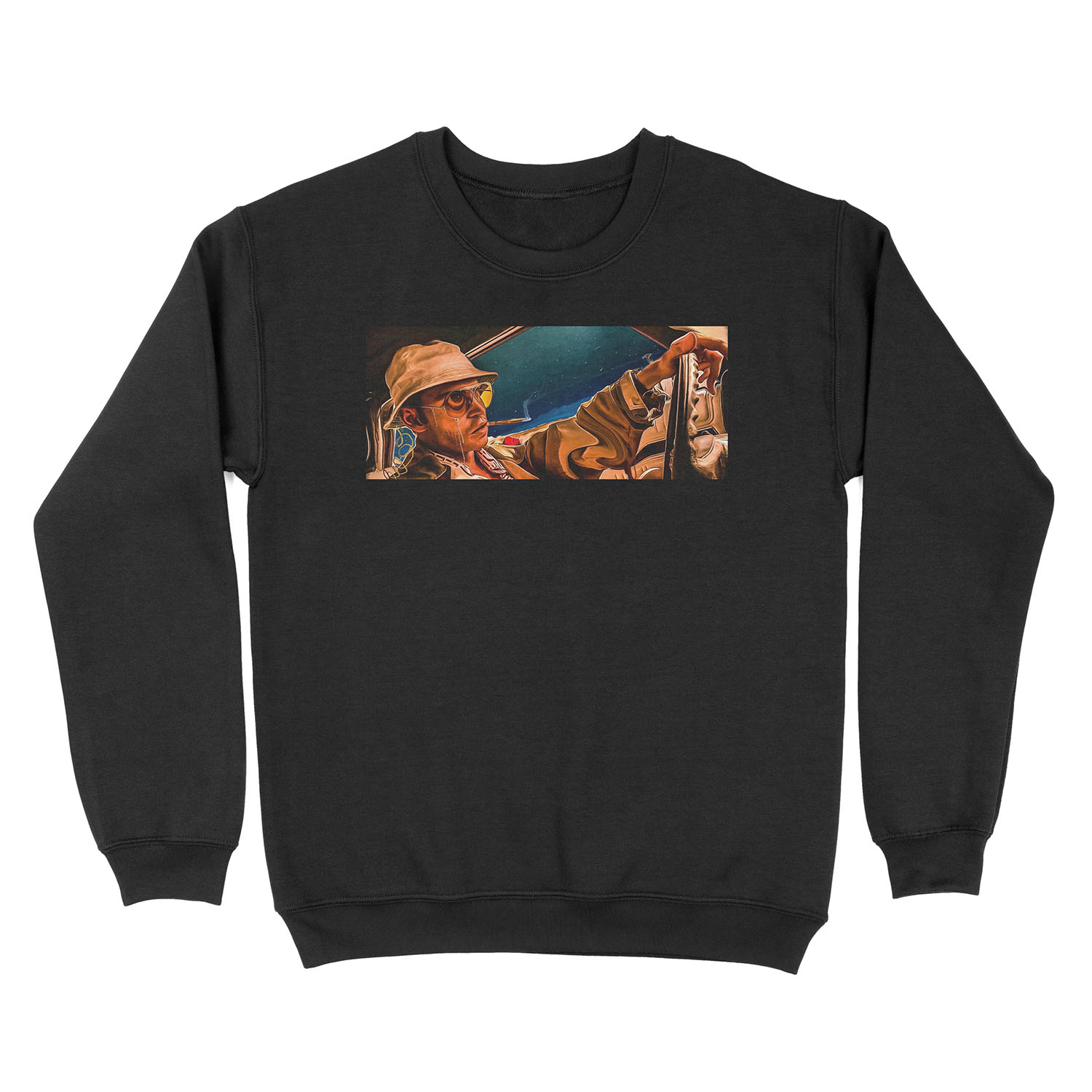 fear and loathing print Unisex Crewneck Sweatshirt
