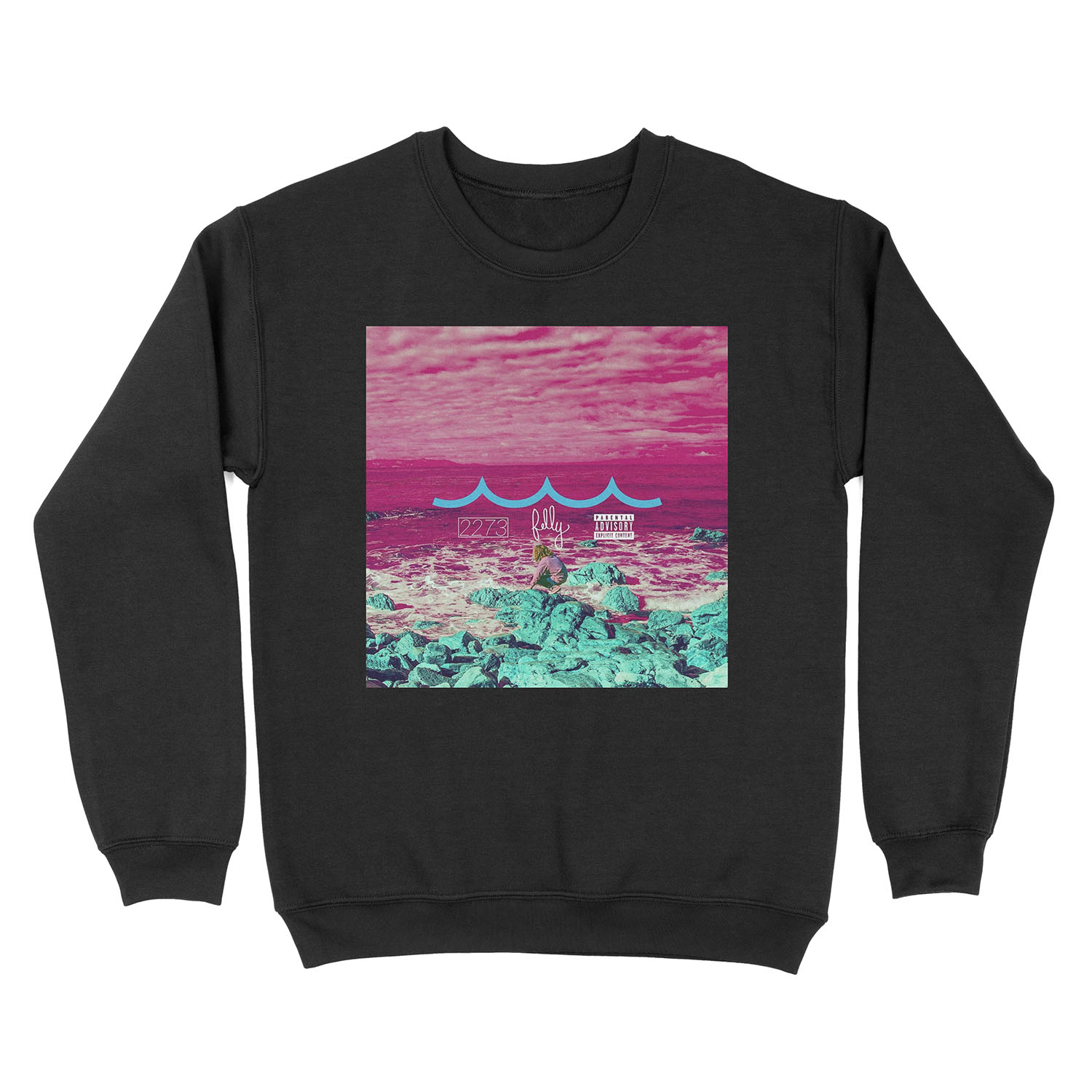 Felly - This Shit Comes In Waves Unisex Crewneck Sweatshirt
