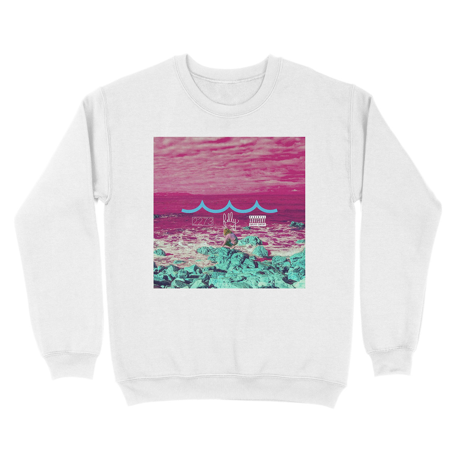 Felly - This Shit Comes In Waves Unisex Crewneck Sweatshirt - Image 2