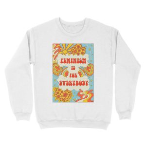 Alternative view of FEMINISM IS FOR EVERYBODY Unisex Crewneck Sweatshirt